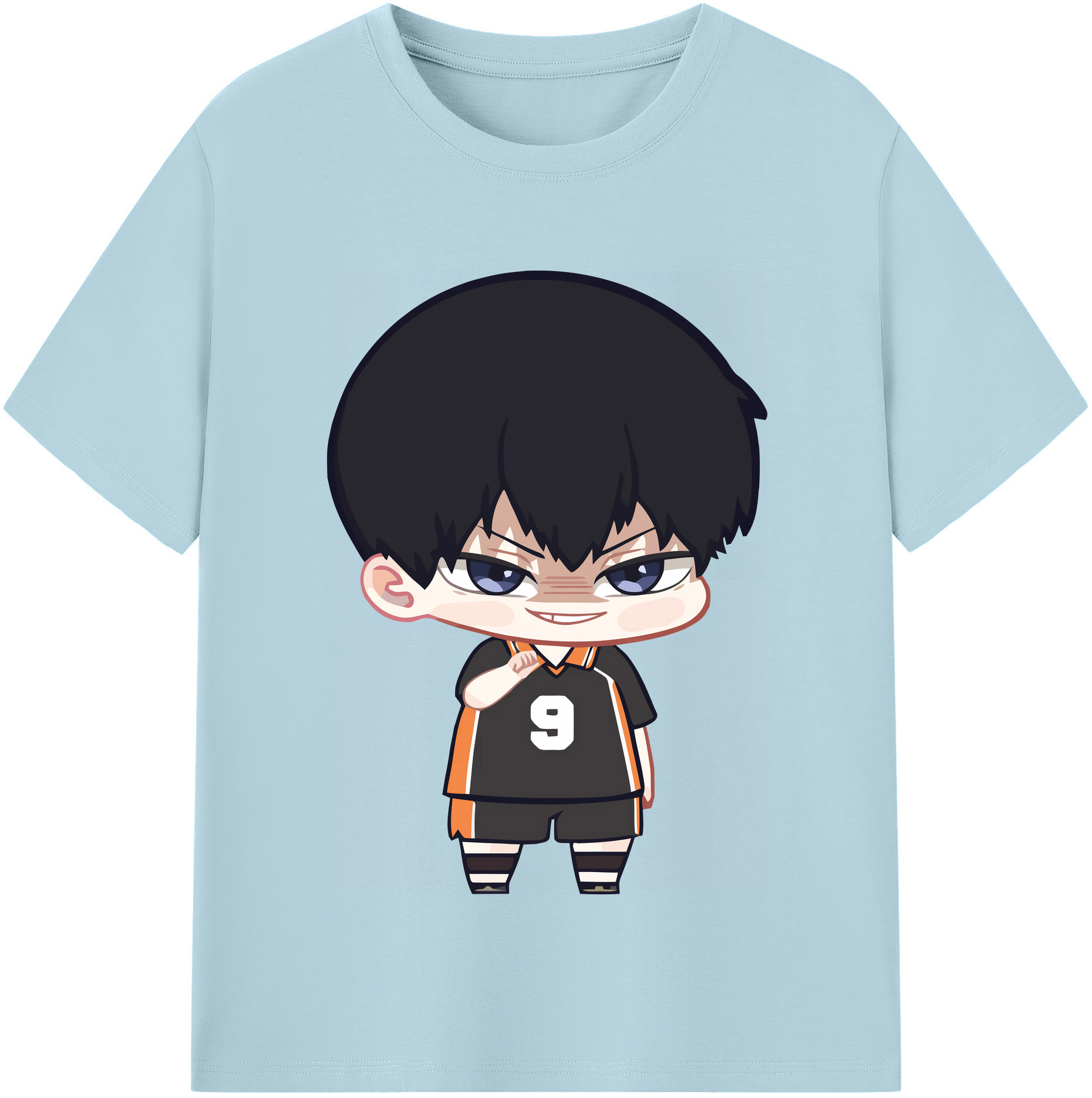 （画像用） ハイキュー!! Haikyu!! 綿100％半袖Tシャツ（フロントプリント）